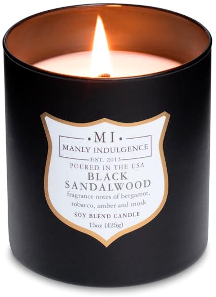 COLONIAL CANDLE Black Sandalwood 425 g .