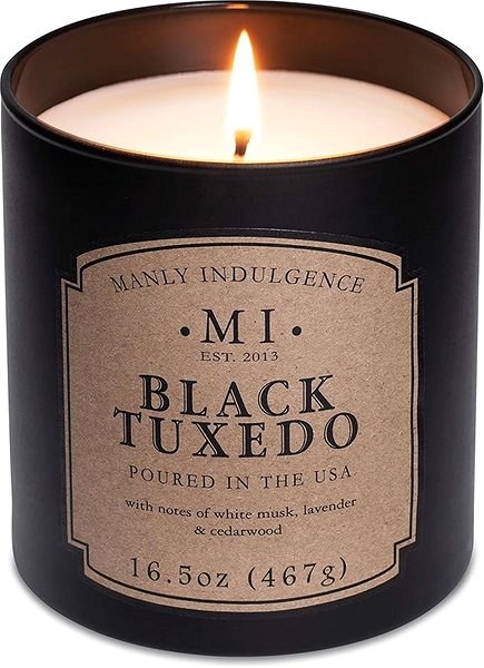 COLONIAL CANDLE Black Tuxedo 467 g .