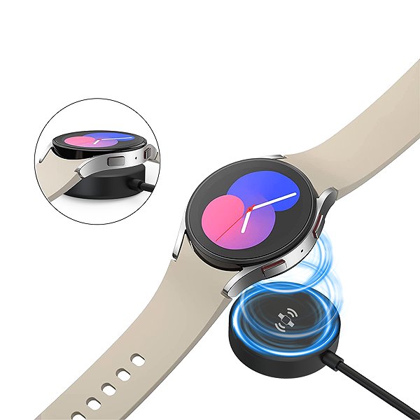 Uhr-Ladegerät Swissten magnetisches Kabel für Samsung Galaxy Watch, USB-C 1,2 m ...