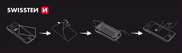 Üvegfólia Swissten Case Friendly Samsung Galaxy A51 üvegfólia - fekete Jellemzők/technológia