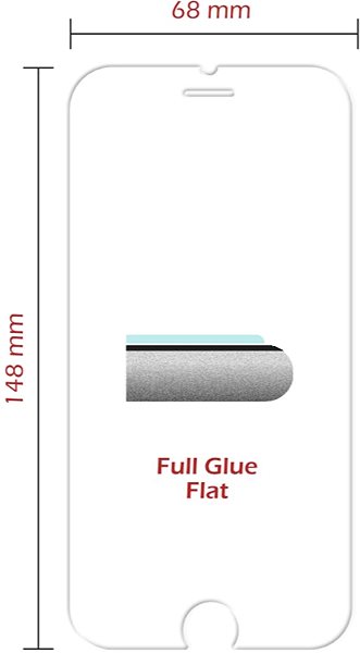 Glass Screen Protector Swissten for iPhone 6 Plus/6S Plus Technical draft