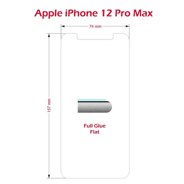 Glass Screen Protector Swissten for iPhone 12 Pro Max Technical draft