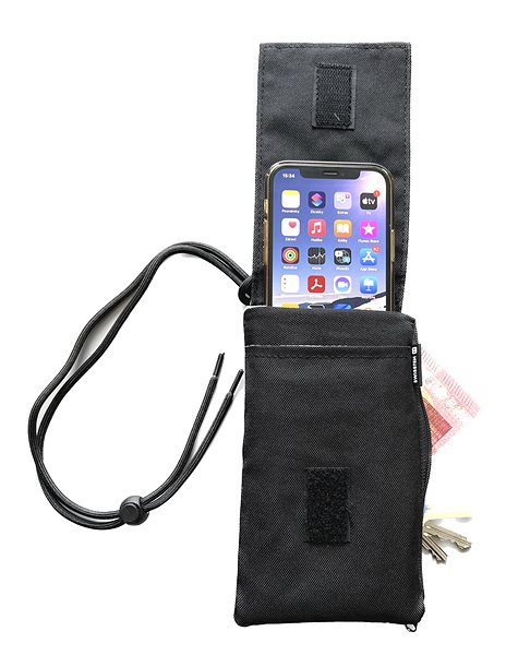 Obal na mobil Swissten Pocket 6,8-palcové čierne