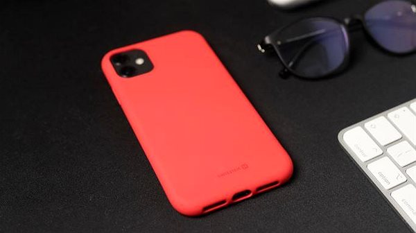 Telefon tok Swissten Soft Joy Apple iPhone 15 Plus piros tok ...