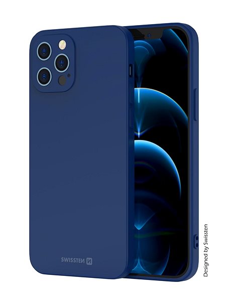 Handyhülle Swissten Soft Joy für das Apple iPhone 16 Plus blau ...