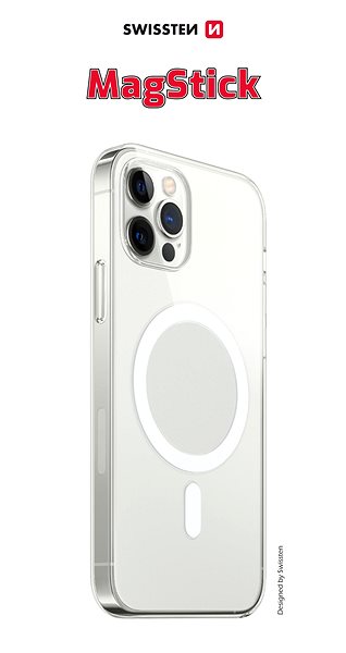 Telefon tok Swissten Clear Jelly MagStick Apple iPhone 14 Pro Max átlátszó tok ...