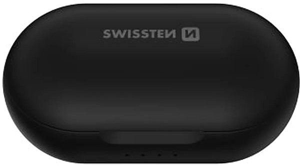 Wireless Headphones Swissten Stonebuds Black Screen