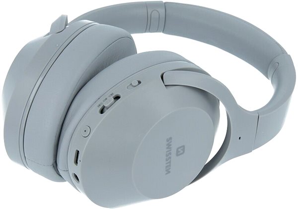 Wireless Headphones Swissten Hurricane Greyy Connectivity (ports)