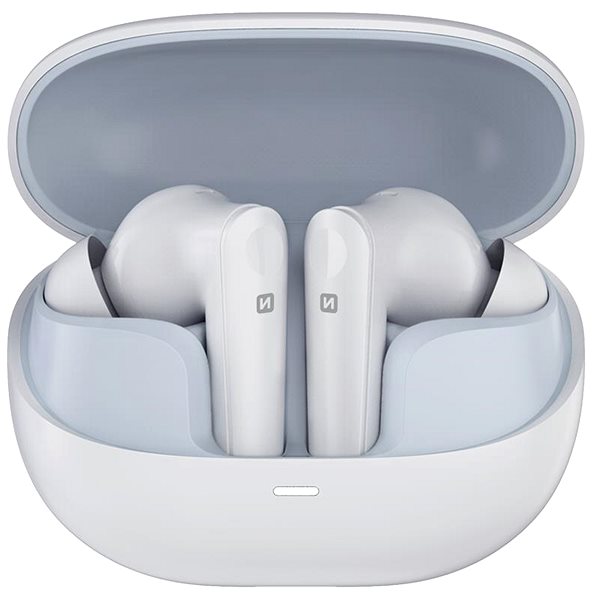 Swissten Focus Bluetooth ANC wireless headphones white .