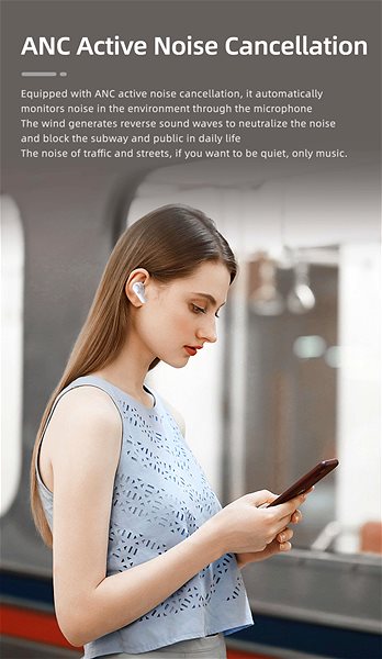 Swissten Focus Bluetooth ANC wireless headphones white .