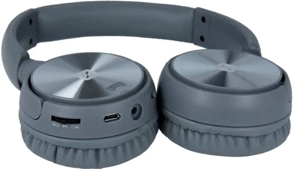 Wireless Headphones Swissten Trix Silver Grey Connectivity (ports)