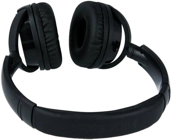 Kabellose Kopfhörer Swissten Trix schwarz Seitlicher Anblick