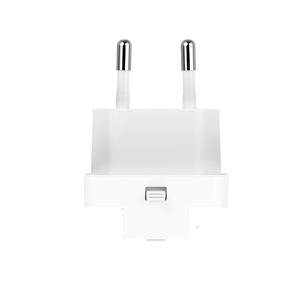Wall Charger Swissten Travel Adapter GaN USB-C + USB-A 45W Interchangeable Fork (US, EU, UK) White ...