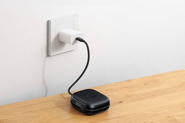 Power Bank Swissten Voltbox MagGO 10000 mAh with integrated cables + MagSafe + Apple Watch ...