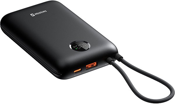 Power Bank Swissten Voltbox 35W 30000 mAh with integrated USB-C and Lightning cables black ...