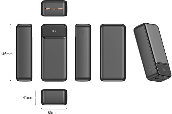 Power Bank Swissten 30000 mAh Power Line II black ...