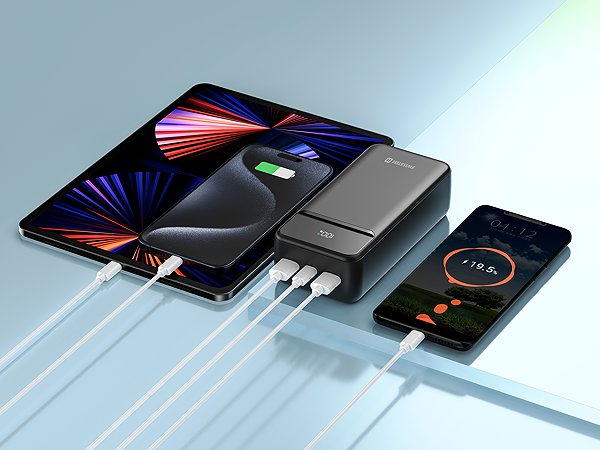 Power Bank Swissten 30000 mAh Power Line II black ...