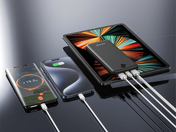 Power Bank Swissten 10000 mAh Worx Pro black ...