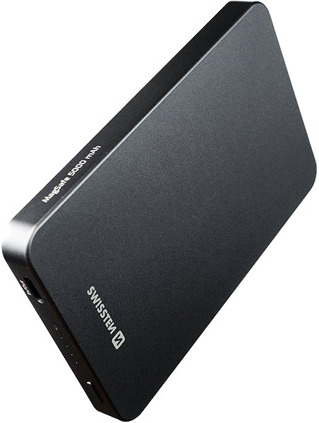 Power Bank Swissten Power Bank Fusion 5000mAh with Apple Watch charging (MagSafe compatible) Silver ...