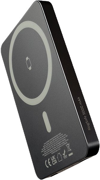 Power Bank Swissten Power Bank Fusion 5000mAh with Apple Watch charging (MagSafe compatible) Silver ...