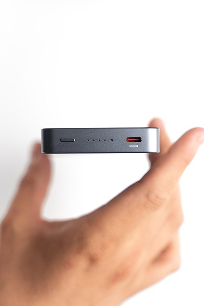 Powerbank Swissten Power Bank Fusion 10.000mAh mit Apple Watch Ladefunktion (MagSafe kompatibel) Silber ...