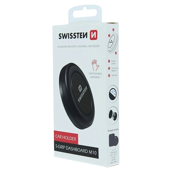 Phone holder Swissten S-Grip Dashboard M10 magnetic car holder ...