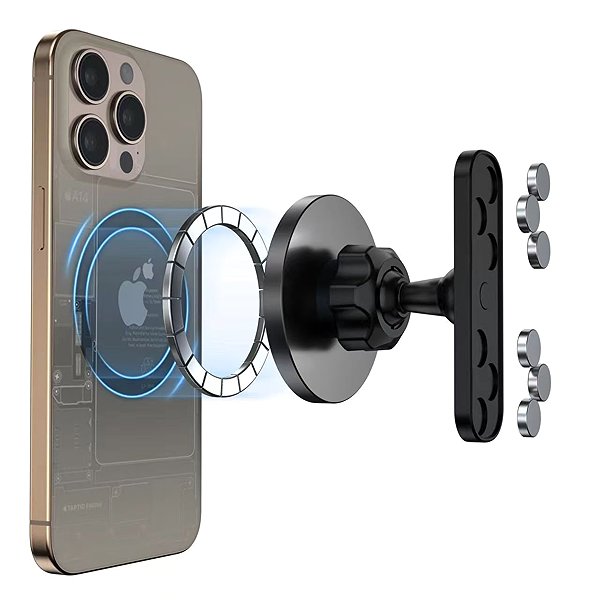 Phone holder Swissten MagSafe smartphone holder with magnetic attachment ...
