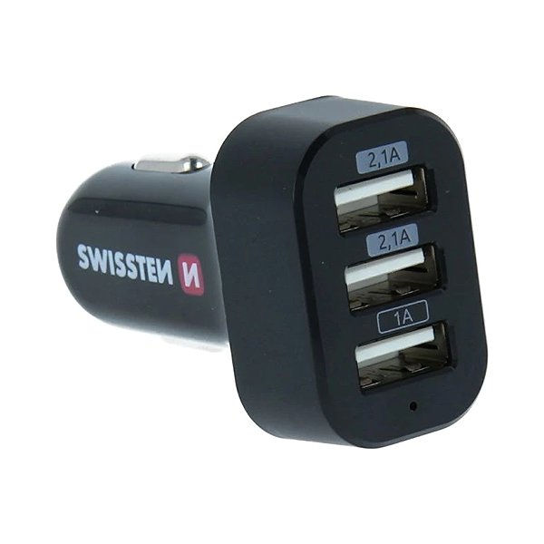 Auto-Ladegerät Swissten Autoadapter 3xUSB 5.2A ...