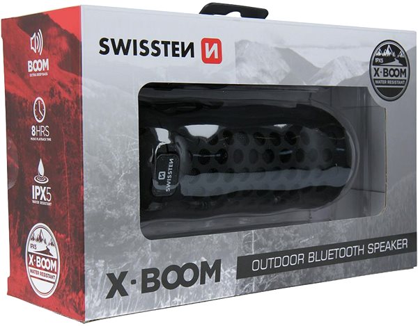 Speaker Swissten X-BOOM Bluetooth speaker black ...