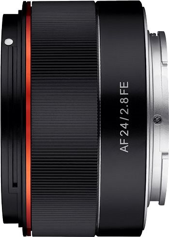 Objektiv Samyang AF 24mm f/2.8 Sony FE Seitlicher Anblick