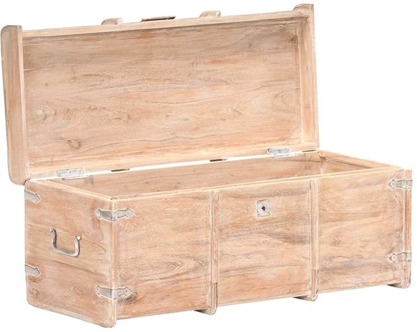 Úložný box SHUMEE masívne akáciové drevo, 289644 ...