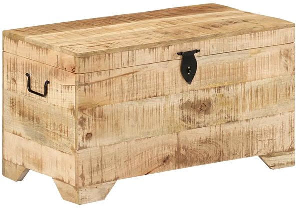 Úložný box SHUMEE masívne hrubé mangovníkové drevo, 328293 ...
