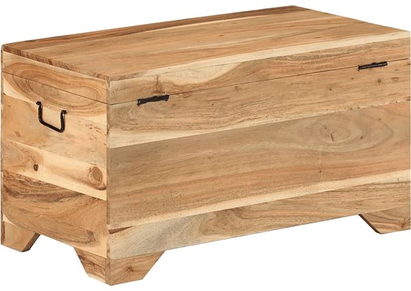 Úložný box SHUMEE masívne akáciové drevo, 328294 ...
