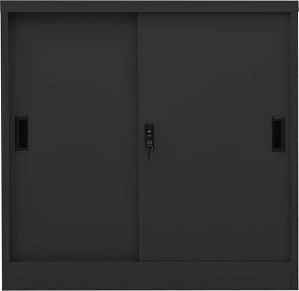Skriňa Skriňa s posuvnými dverami s kvetináčom antracitová 3095265 Screen