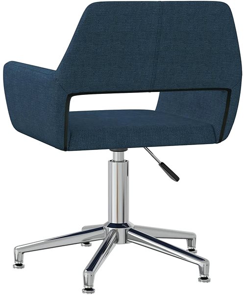 Jídelní židle Otočná jídelní židle modrá textil, 3089395 ...