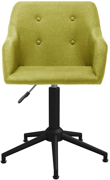 Jedálenská stolička Otočná jedálenská stolička zelená textil, 3089468 ...