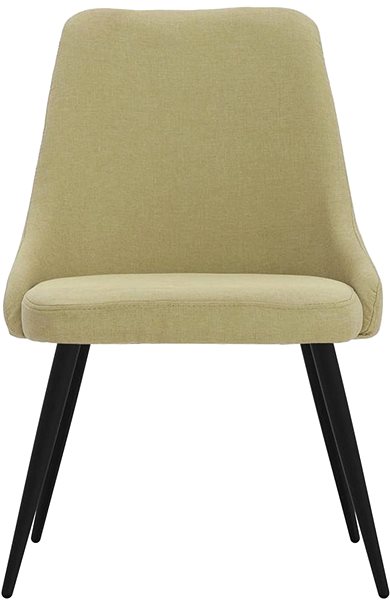 Jídelní židle Jídelní židle 2 ks zelené textil, 330861 ...