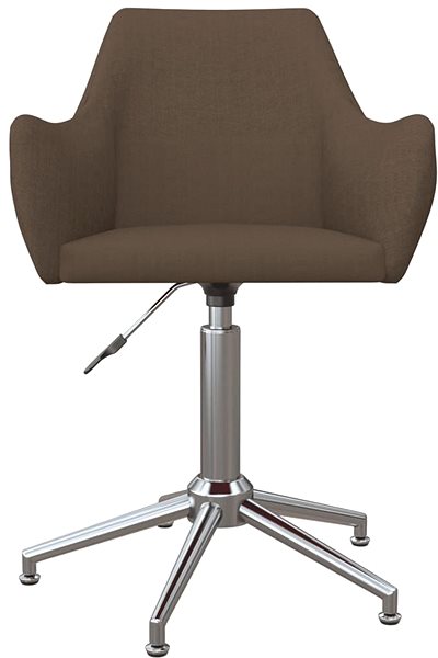 Jídelní židle Otočná jídelní židle taupe textil, 330959 ...