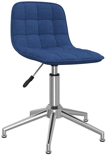 Jedálenská stolička Otočné jedálenské stoličky 2 ks modré textil, 334055 ...