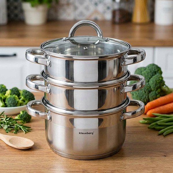 Klausberg 4-piece Steamer 18 cm Kb - 7136.