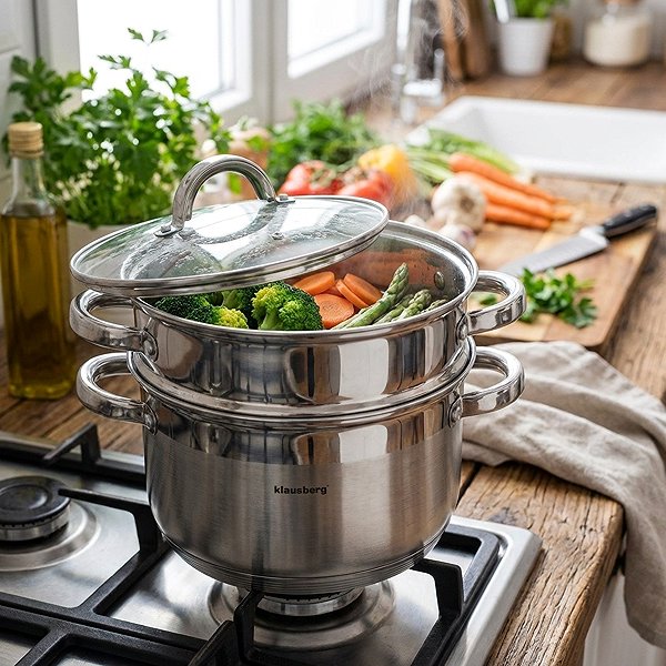 Klausberg 3-piece steam cooker 24 cm Kb - 7144.