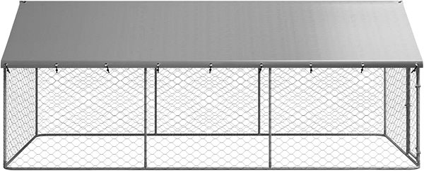 Kotec pro psa Venkovní SHUMEE se střechou 400 × 200 × 150 cm, 171499 ...