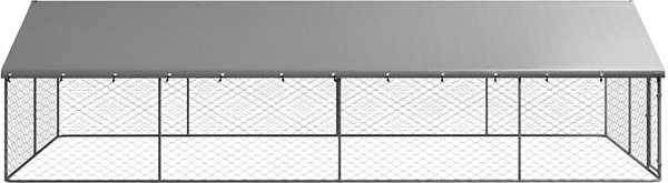 Kotec pro psa Venkovní SHUMEE se střechou 600 × 300 × 150 cm, 171502 ...