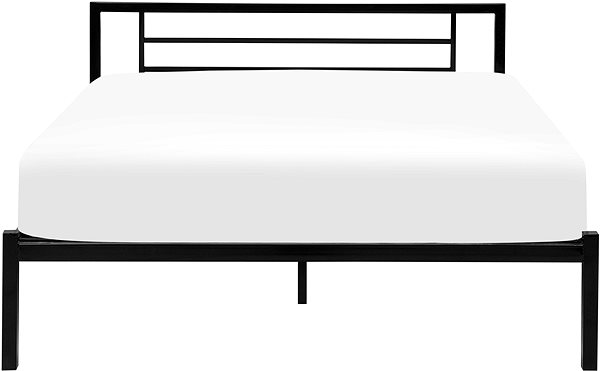 Posteľ BELIANI kovová čierna s rámom CUSSET 160 × 200 cm ...