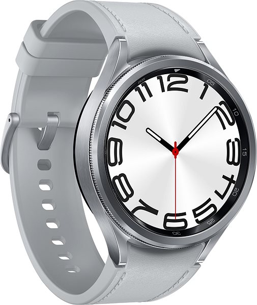 Smart Watch Samsung Galaxy Watch 6 Classic 47mm silver Lateral view
