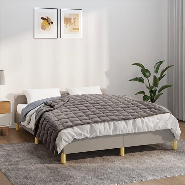 Blanket Shumee Weighted blanket grey, 137 x 200 cm, 6 kg .