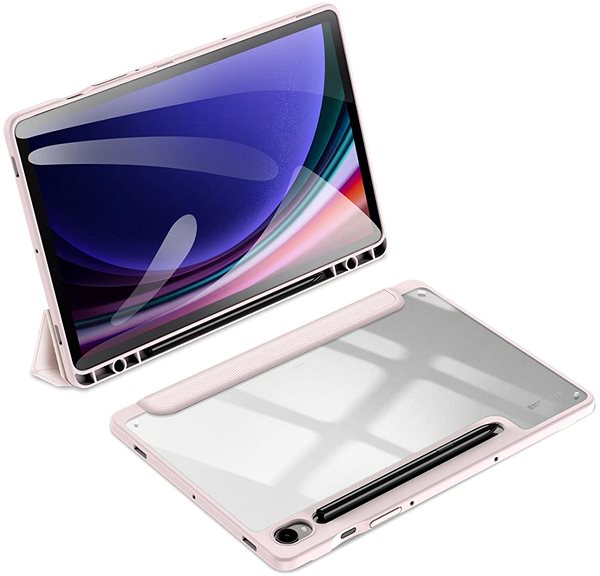 Puzdro na tablet Dux Ducis Toby puzdro na Samsung Galaxy Tab S9 FE, ružové ...