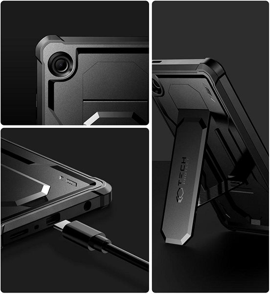 Puzdro na tablet Tech-Protect Kevlar puzdro na Samsung Galaxy Tab A9 8.7'', čierne ...
