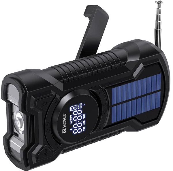 Radio Sandberg Survivor All-in-1 5000 mAh, FM/AM radio with additional functions, black ...