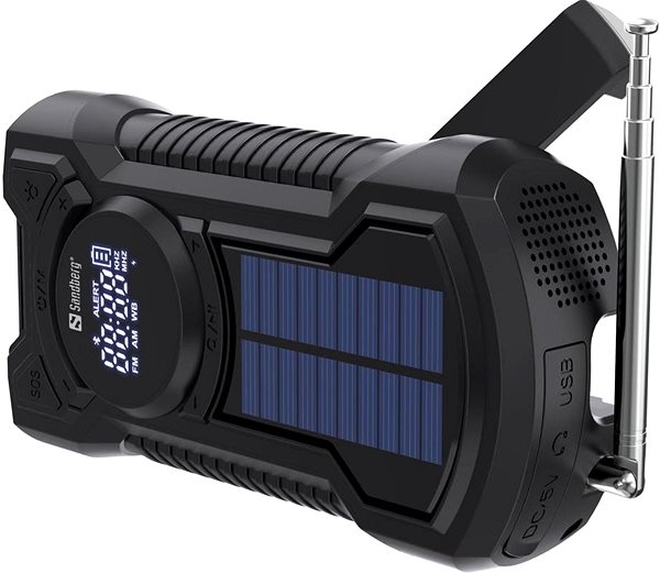 Radio Sandberg Survivor All-in-1 5000 mAh, FM/AM radio with additional functions, black ...